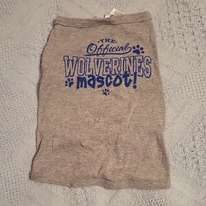 Wolverines Mascot Gray Dog T-Shirt